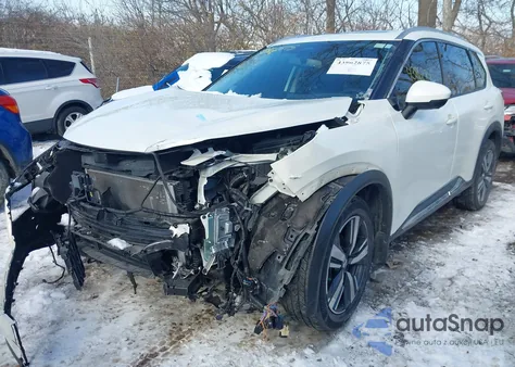 2021 Nissan Rogue Sl Intelligent Awd from USA, damaged, VIN 5N1AT3CB6MC834526